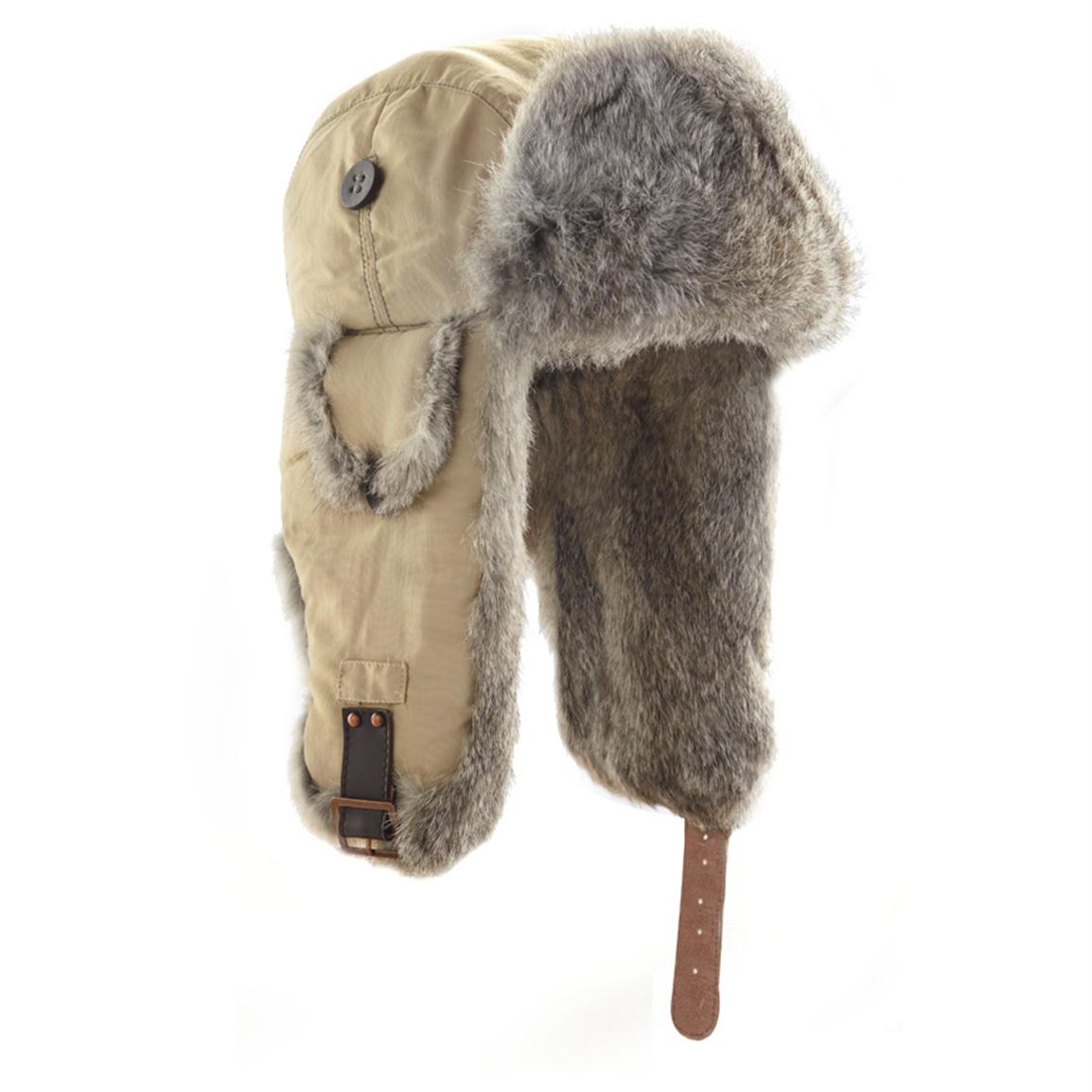 fur bomber hat