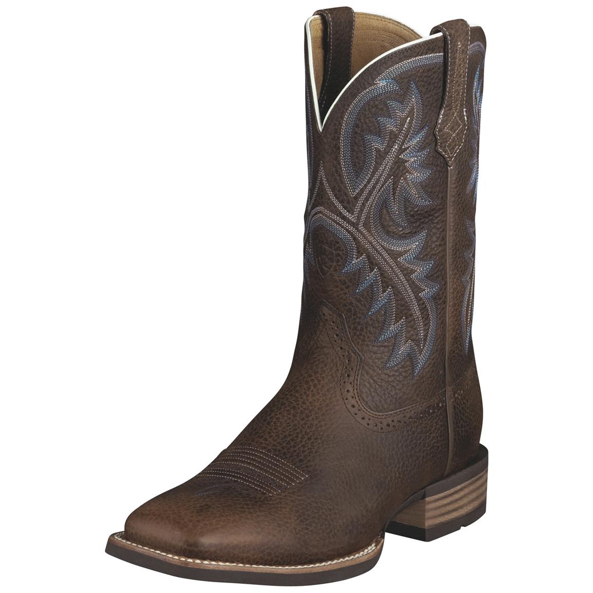 Men's Ariat® 11" Quickdraw Western Boots - 216113, Cowboy & Western
