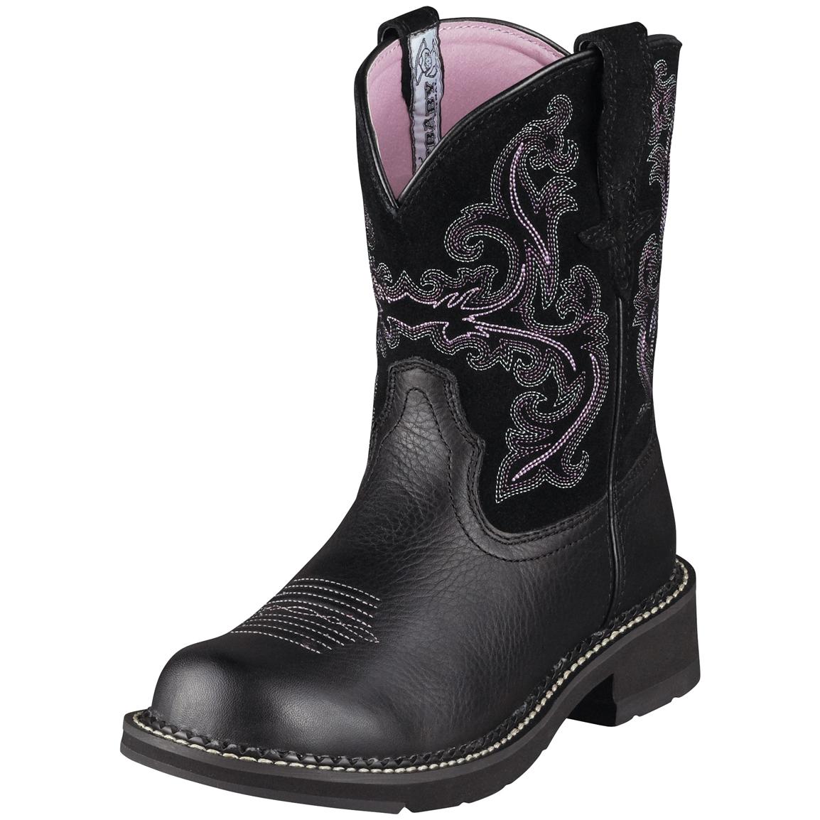 Black Ariat Fat Baby Boots 13