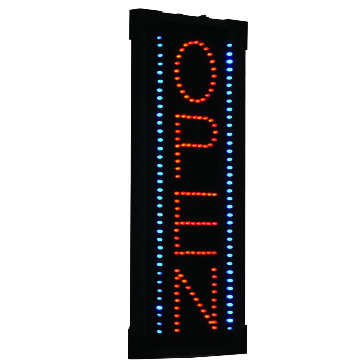 Creative Motion® Vertical Led Open Sign 218155 Wall Art At Sportsman