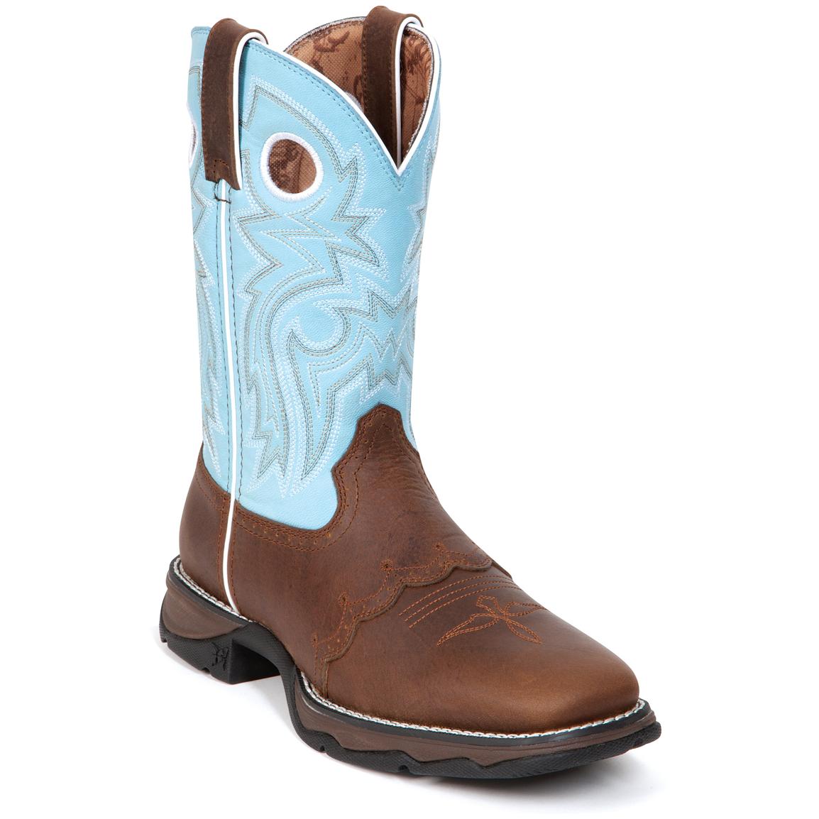 Women&#39;s 10&quot; Durango® Saddle Lace Western Boots - 219837, Cowboy & Western Boots at Sportsman&#39;s Guide