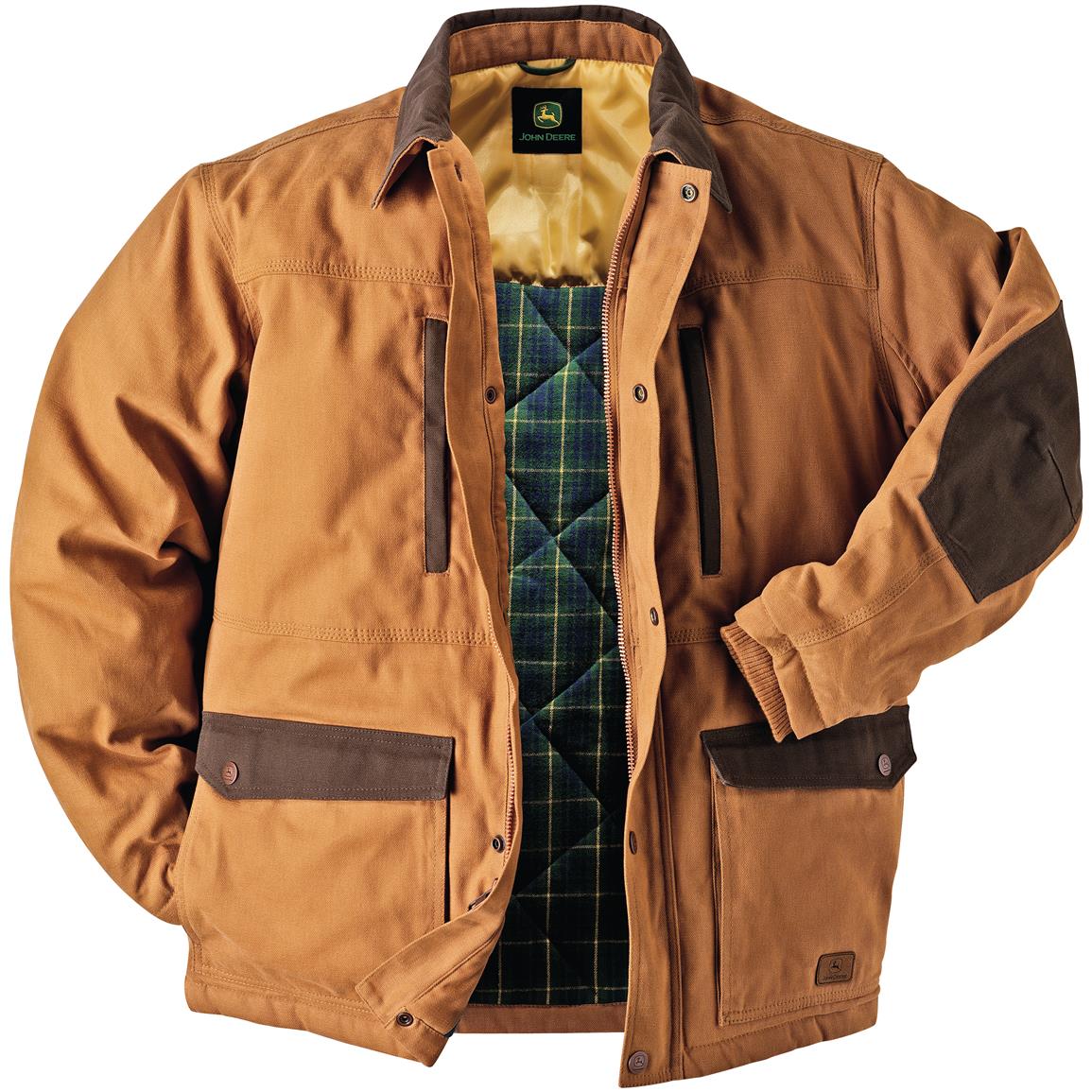 John Deere® 3M Thinsulate™ Insulated Duck Barn Coat, Brown - 220288 