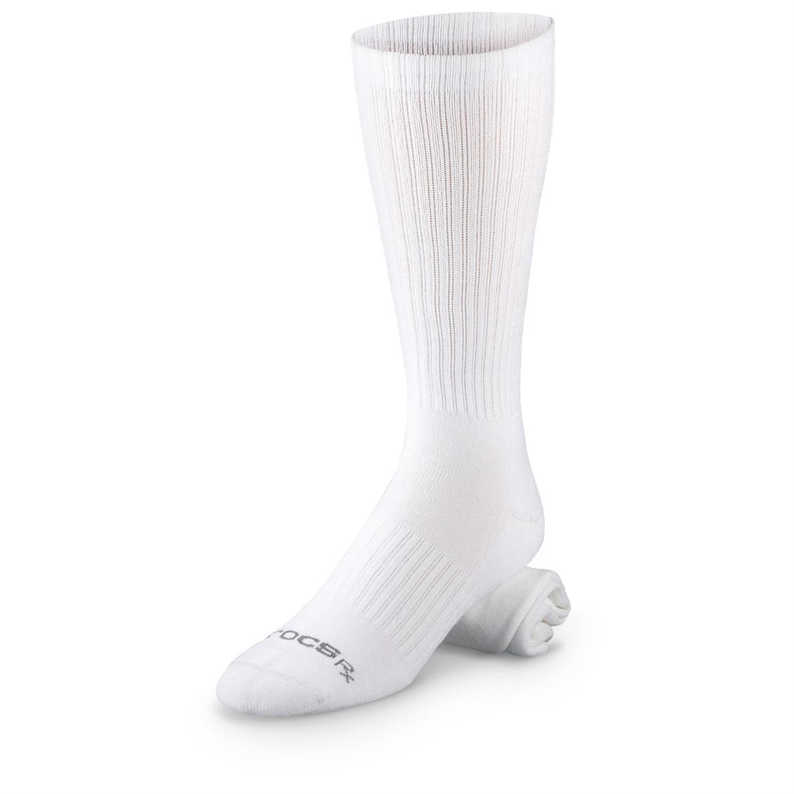 Prs. Crocs™ OrthoCloud™ Diabetic Socks, White  220521, Socks at 
