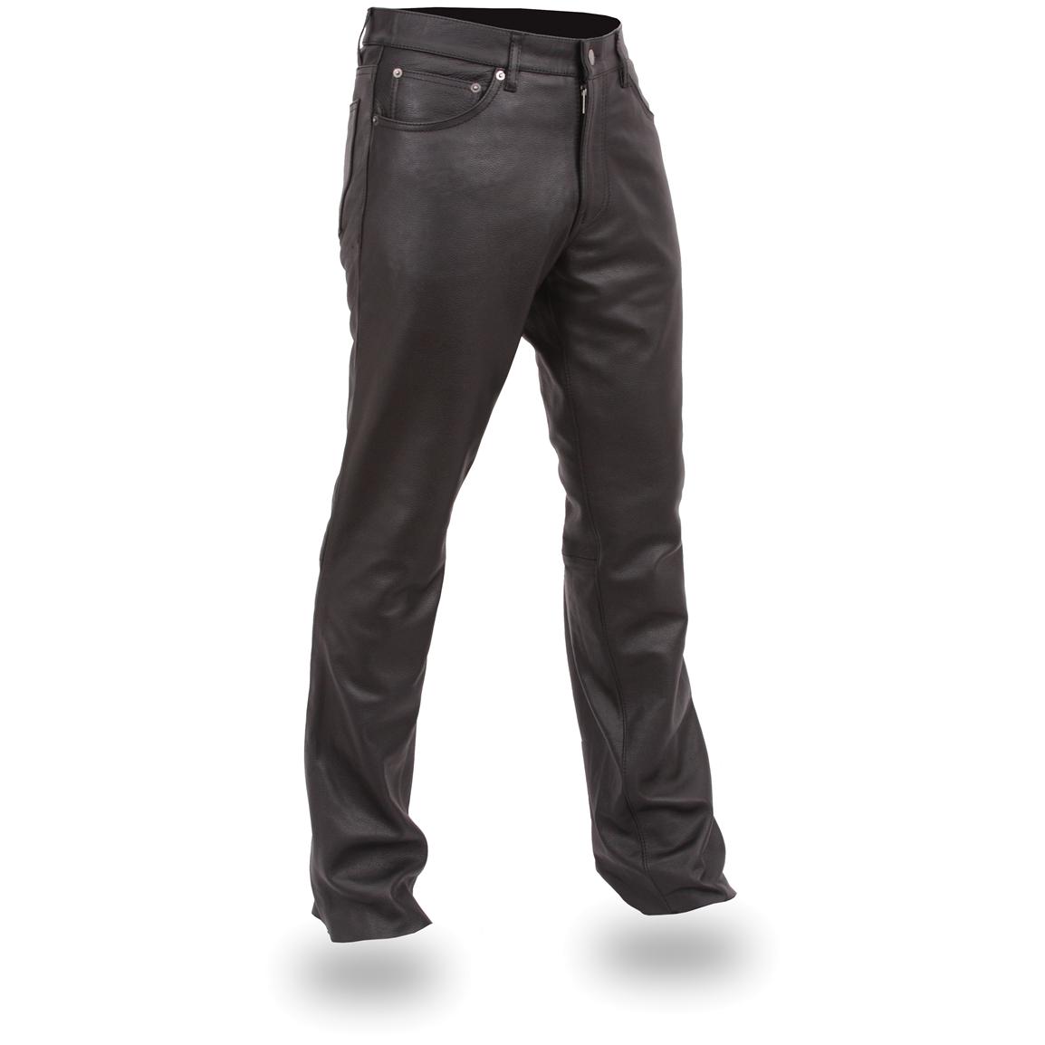 mens leather pants