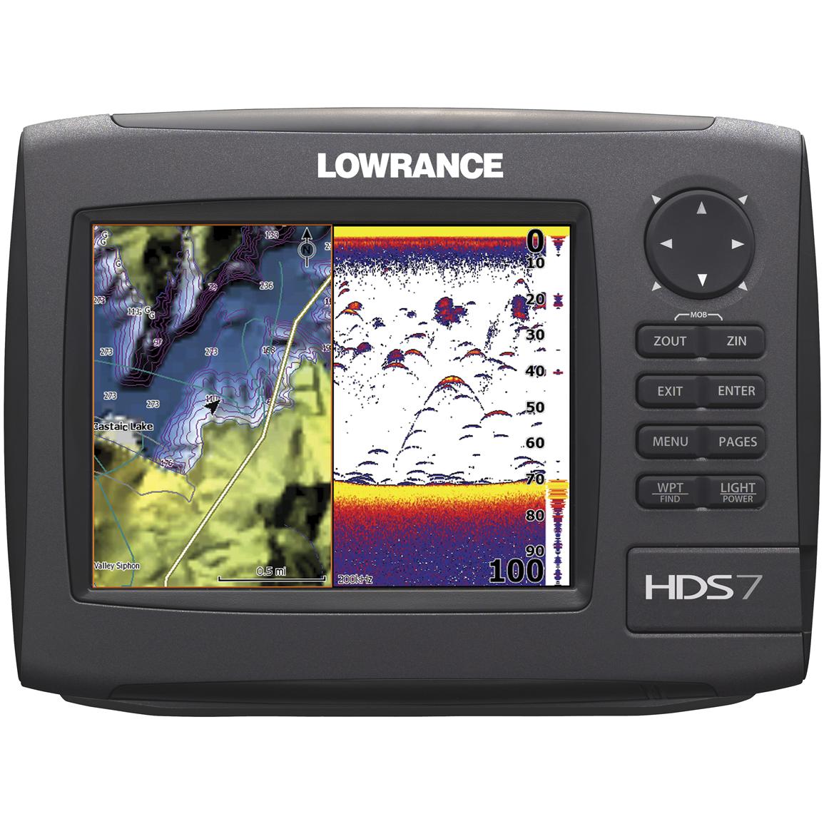 Lowrance HDS Gen Fishfinder GPS Chartplotter With Insight USA Maps KHz