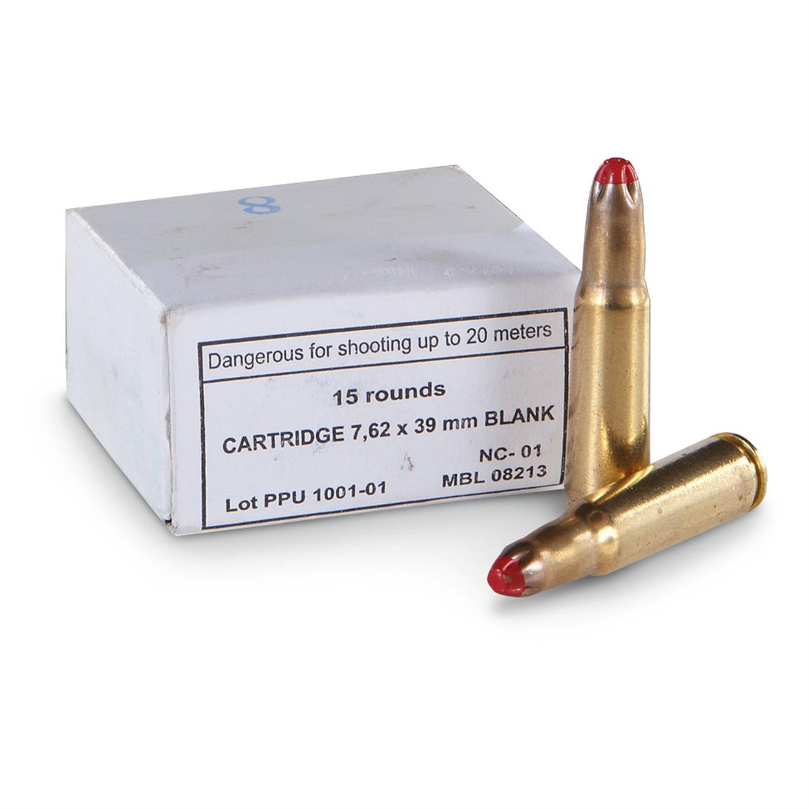 PPU 9mm Luger Standard Blank Ammo 50 rds.