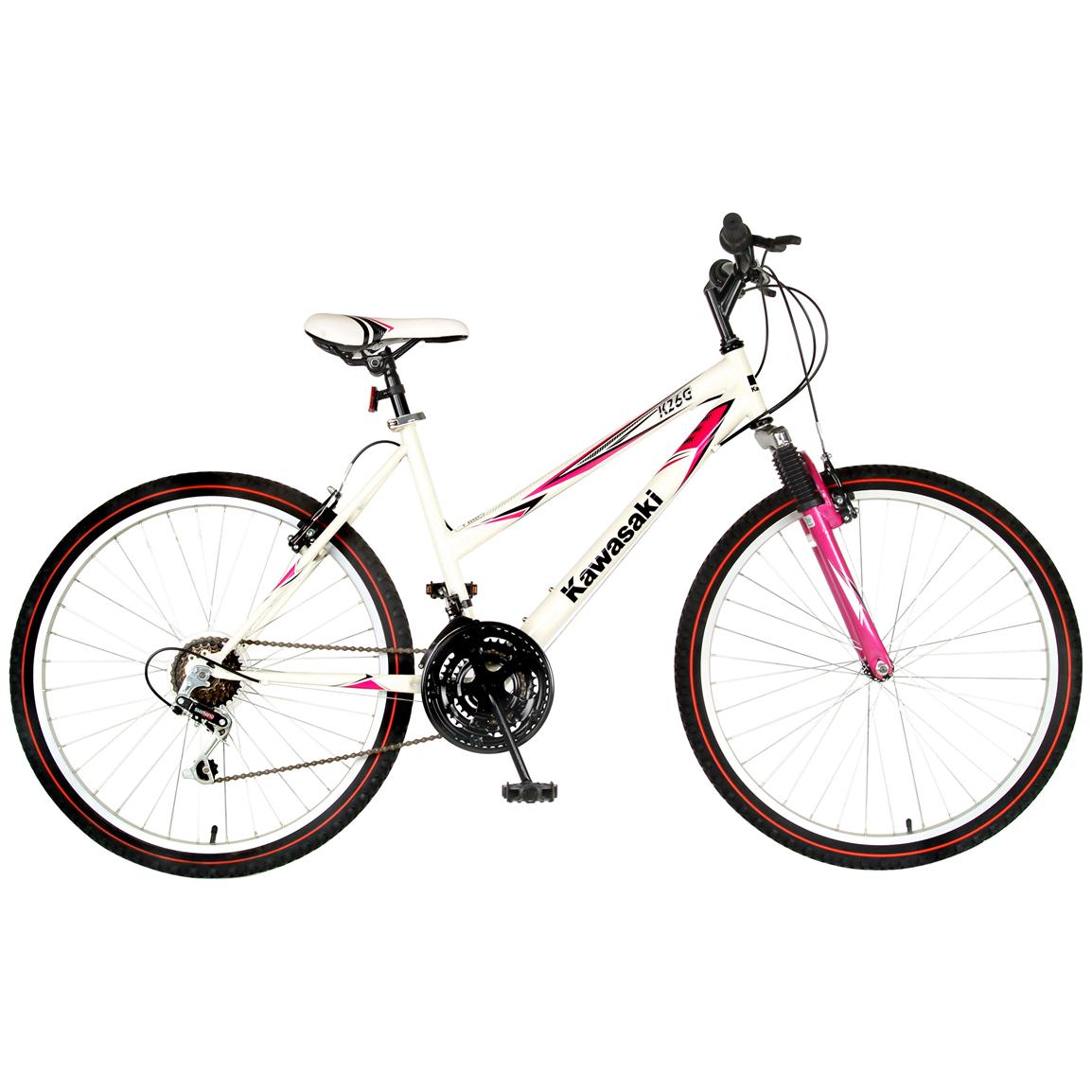 Kawasaki® K26G Women&#39;s Hardtail 26&quot; Mountain Bike - 222844, Bikes at Sportsman&#39;s Guide