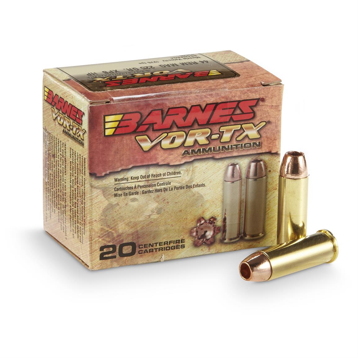 barnes-vor-tx-44-remington-magnum-xpb-hp-225-grain-20-rounds