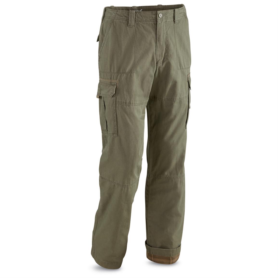 sherpa lined mens pants