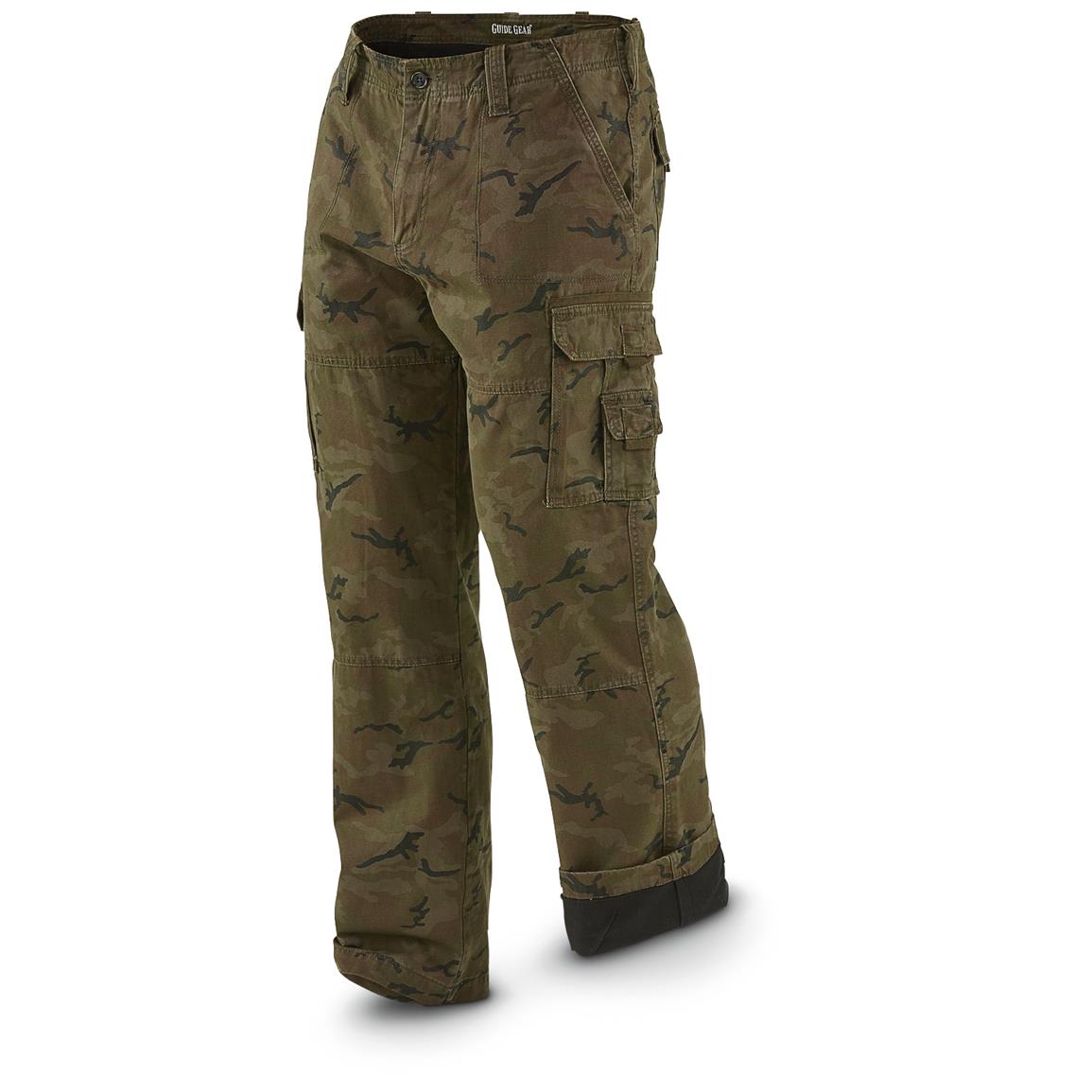 thermal lined cargo pants