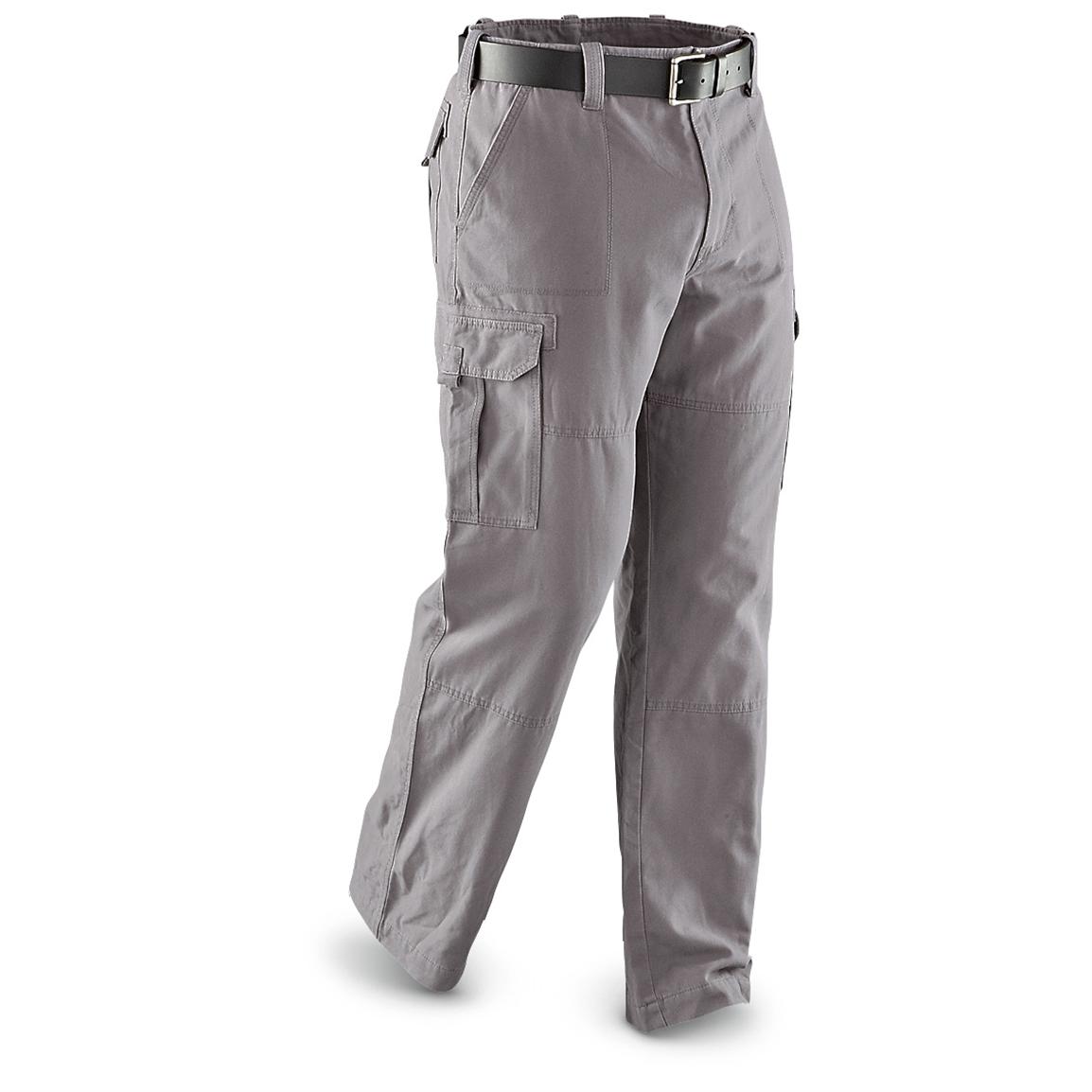 grey cargo pants for men - Pi Pants