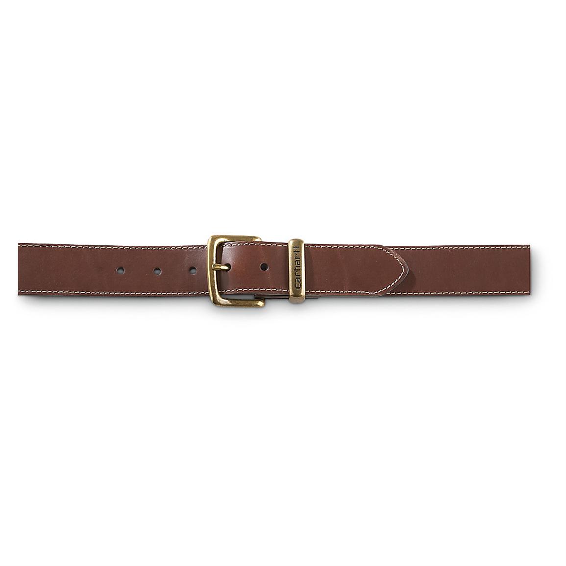 Carhartt Leather Jean Belt - 224866, Belts & Suspenders at Sportsman&#39;s Guide