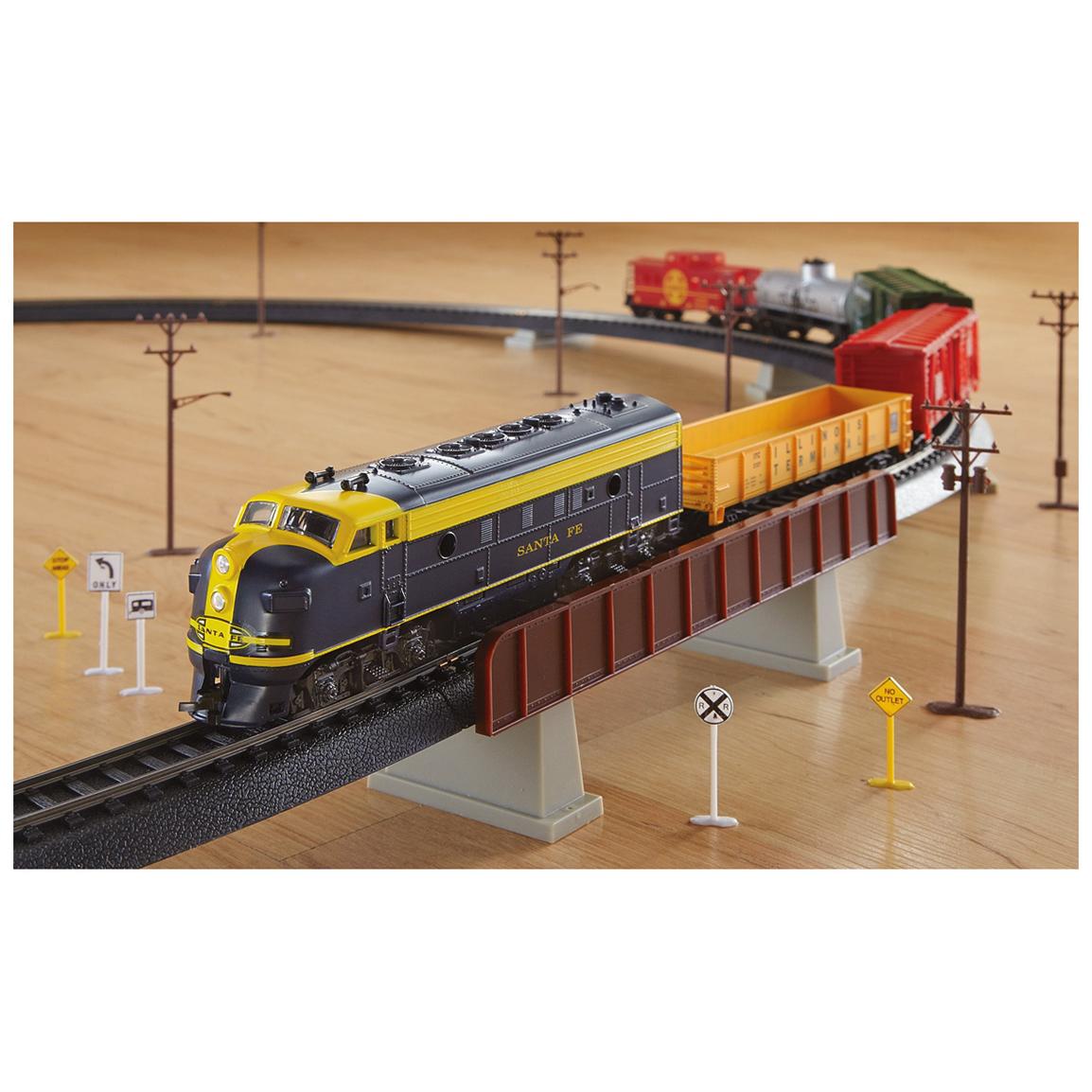 120 - Pc. Life - Like® Freight Express HO - scale Train Set - 225627