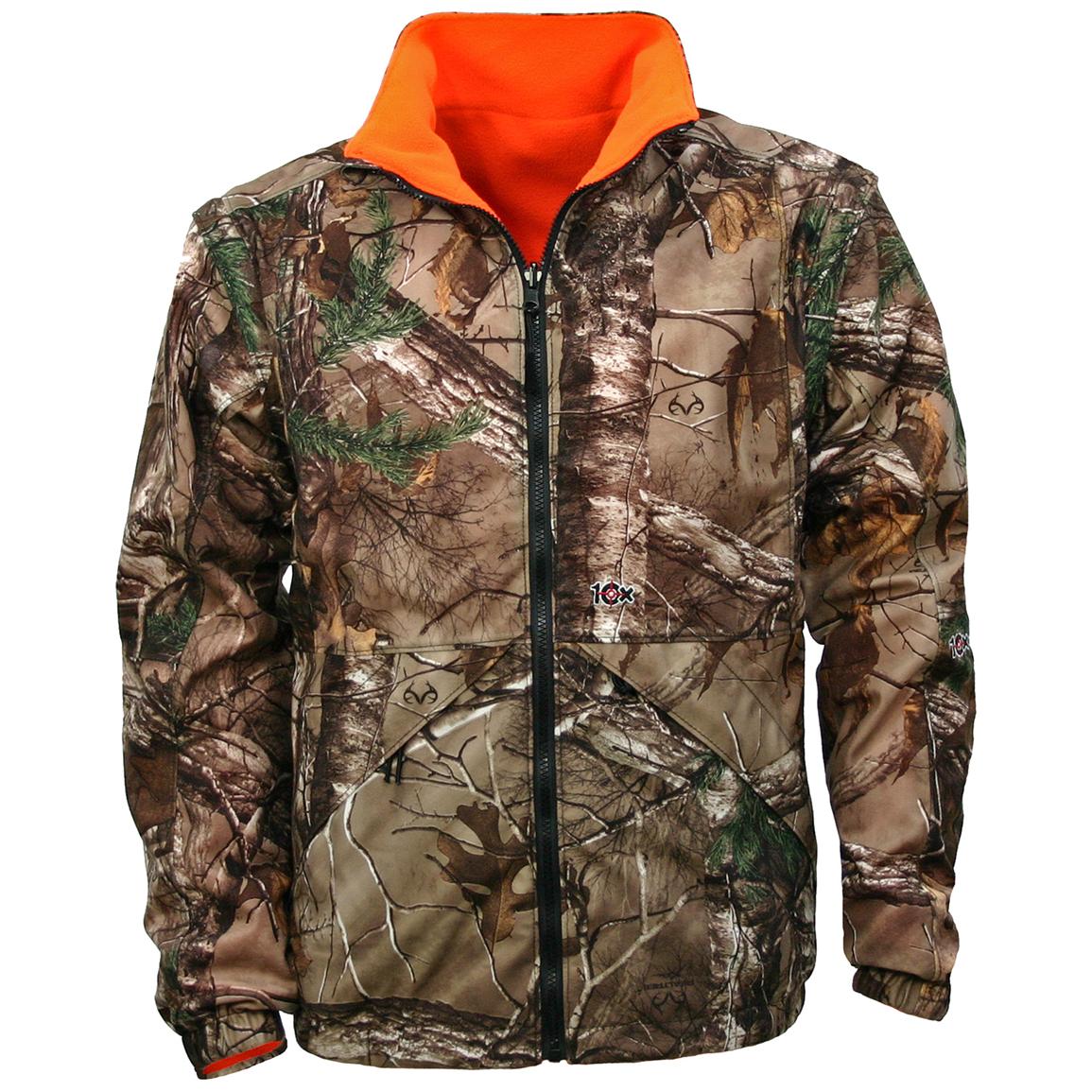 Mens Walls® Reversible Blaze Orange  Realtree AP® Camo Jacket 