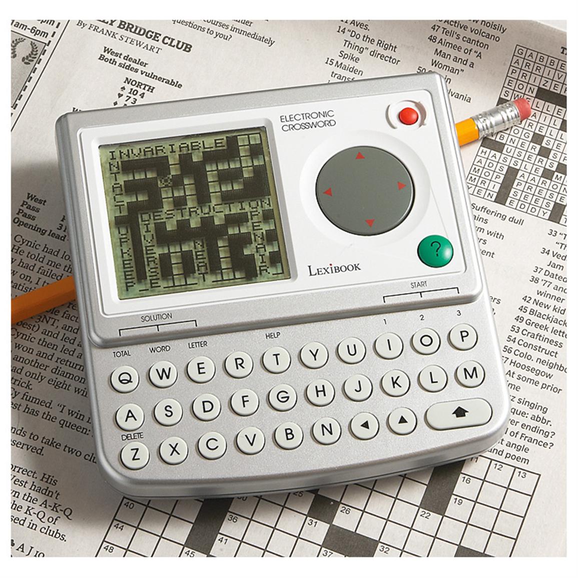 Electronic Crossword Game - 226200, Puzzles & Games at Sportsman's Guide