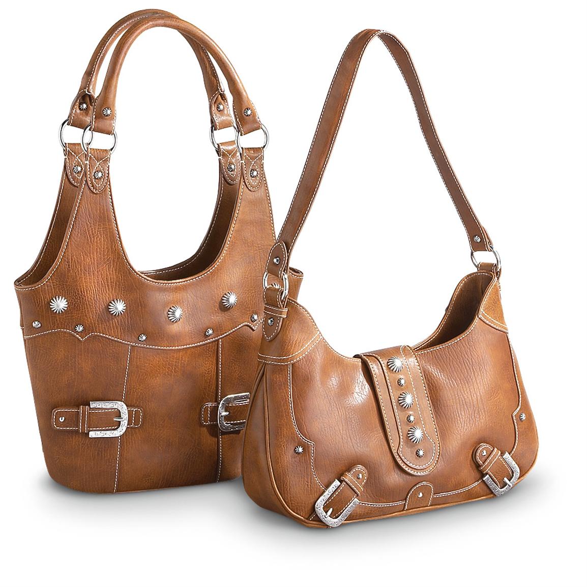 Western Trenditions® Leather Saddle - up Purse - 227187, Purses & Handbags at Sportsman&#39;s Guide