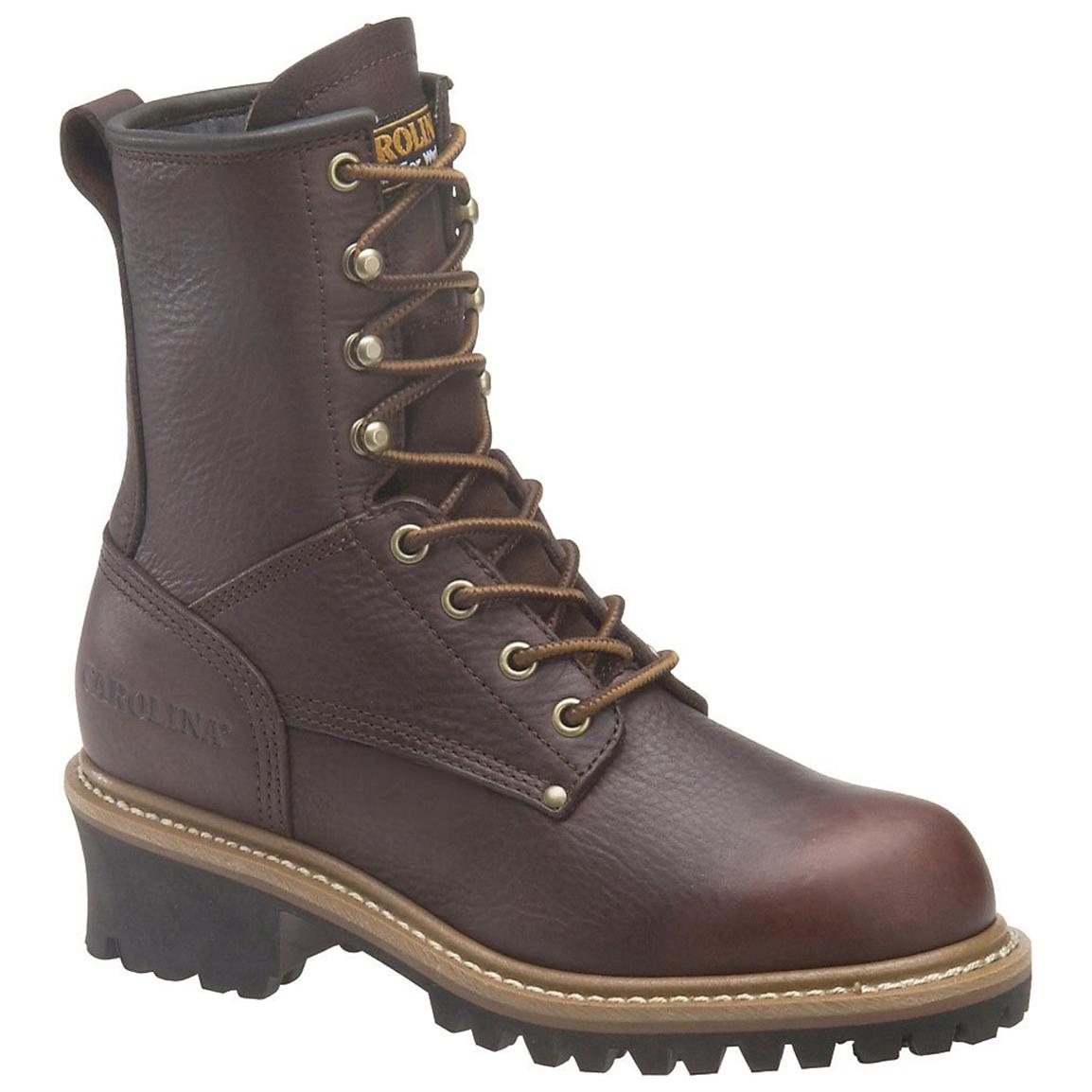 Women's Carolina® Steel Toe Logger Boots - 227429, Work Boots at