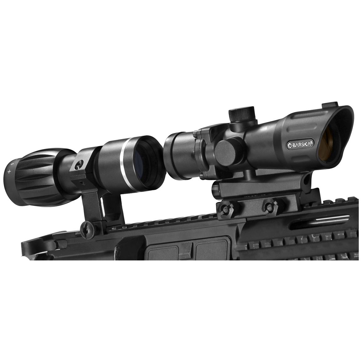 Barska® 4x20 Mm M 16 Ar 15 Electro Sight With 3x Magnifier