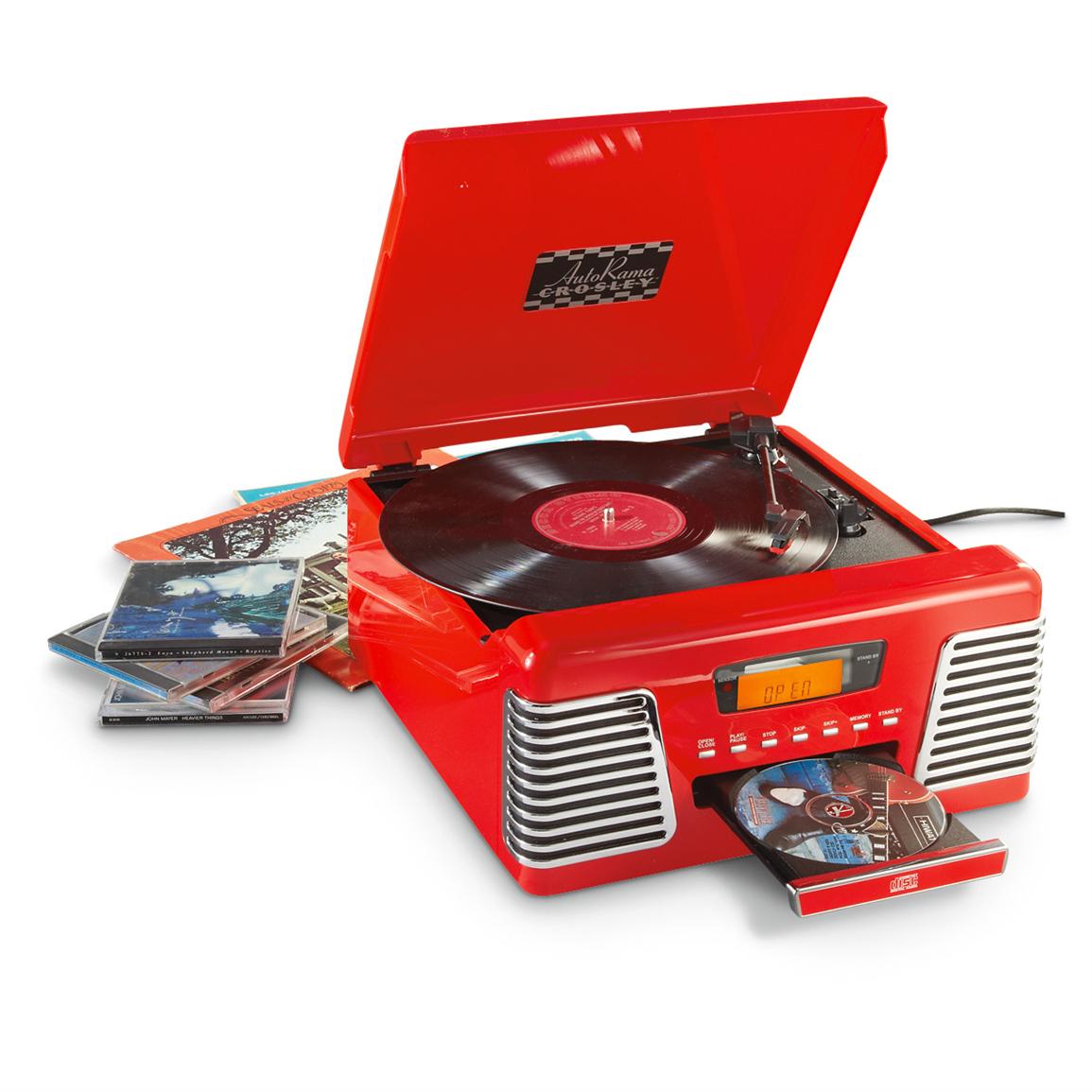 Crosley® Autorama Turntable With Cd Stereo And Am Fm Radio 228065 At Sportsmans Guide 7310