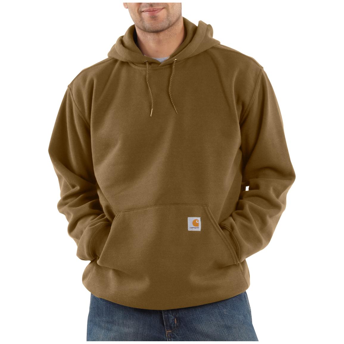 Carhartt Men&#39;s Midweight Hooded Pullover Sweatshirt - 228226, Sweatshirts & Hoodies at Sportsman ...