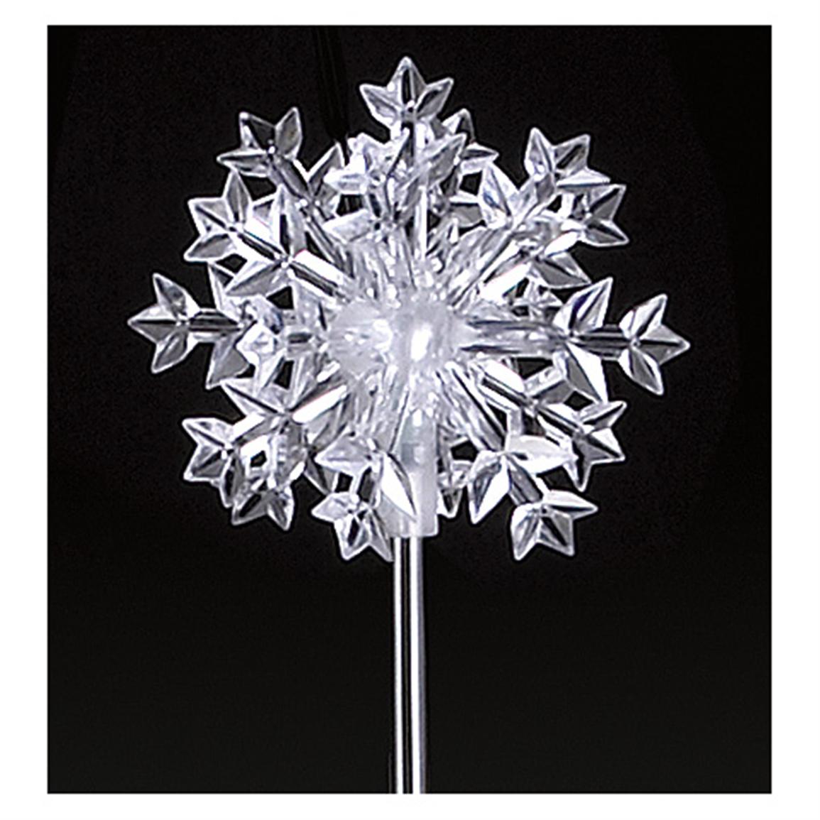 5 Snowflake Outdoor Lights - 228959, Solar & Outdoor Lighting at Sportsman's Guide