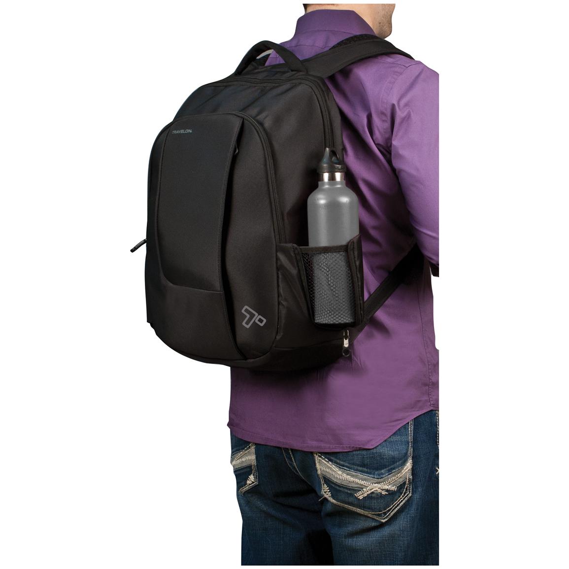Travelon Anti - Theft Urban Backpack, Black - 229585 ...
