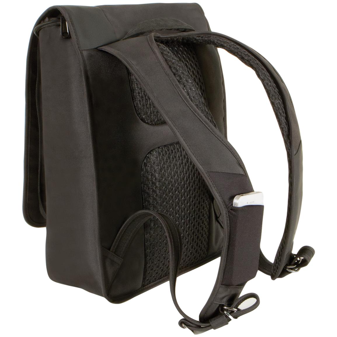 Travelon Anti-Theft Slim Line Urban Backpack, Black - 229586, Backpacks at Sportsman&#39;s Guide