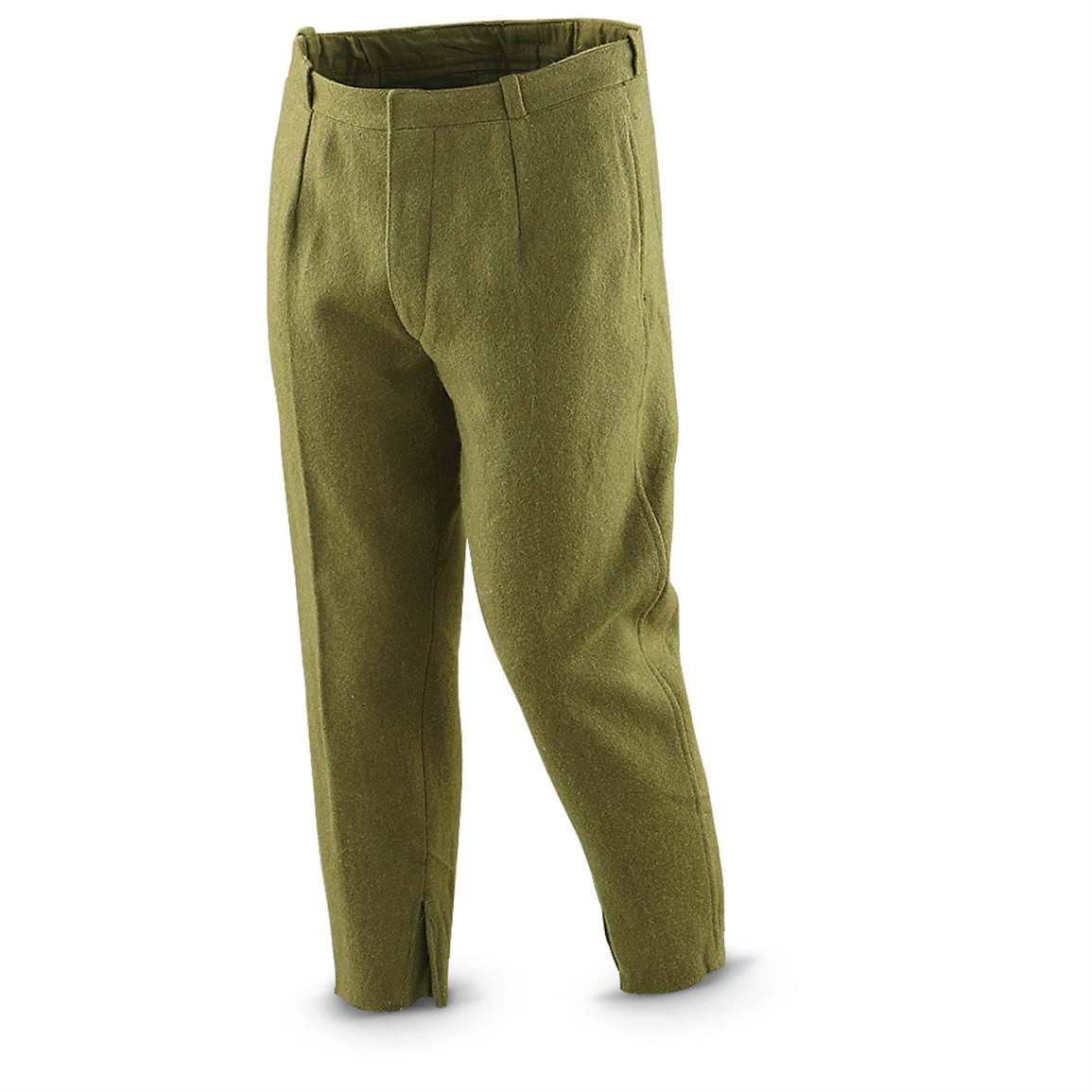 wool army pants