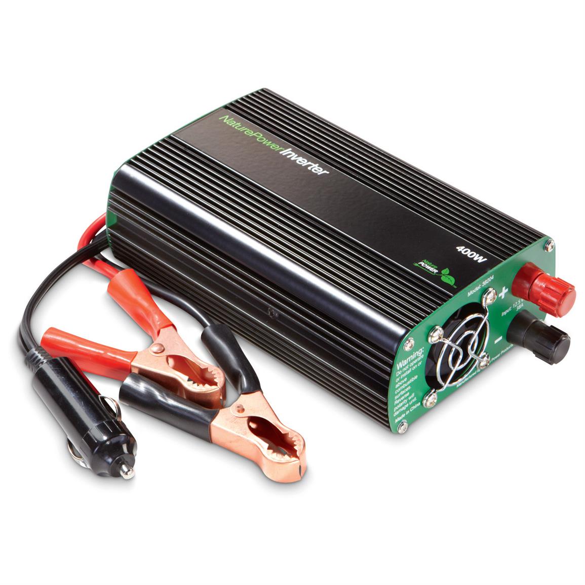 Nature Power Modified Sine Wave Inverter 400 Watt 230184 Power Inverters At Sportsman S Guide