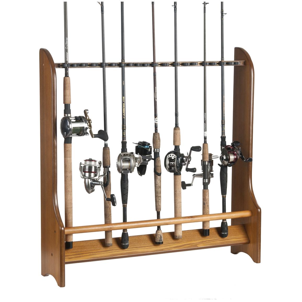 Organized Fishing 20 Rod Floor Rod Rack 231533 Fishing Rod Racks