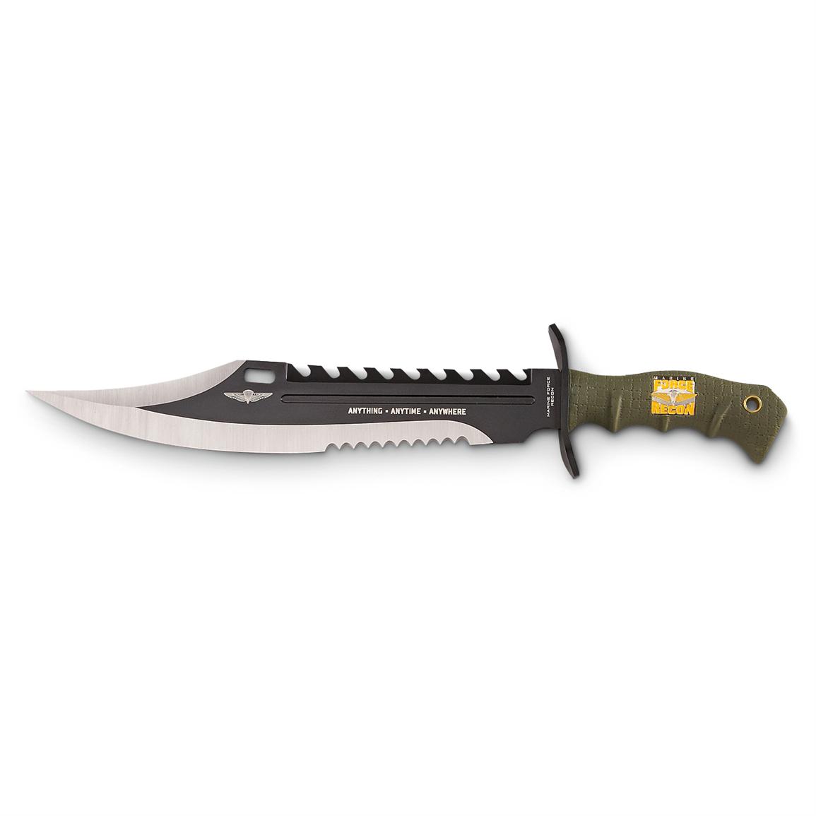 Marine Force Recon 16 Survival Knife - 232123, Fixed Blade Knives at 