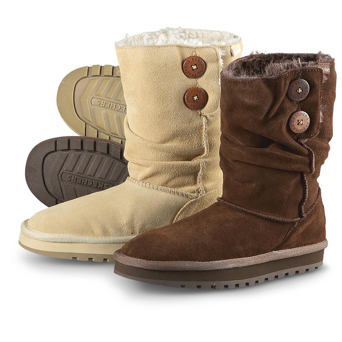 Women&#39;s Skechers® Keepsake Freeze Boots - 232420, Casual Shoes at Sportsman&#39;s Guide