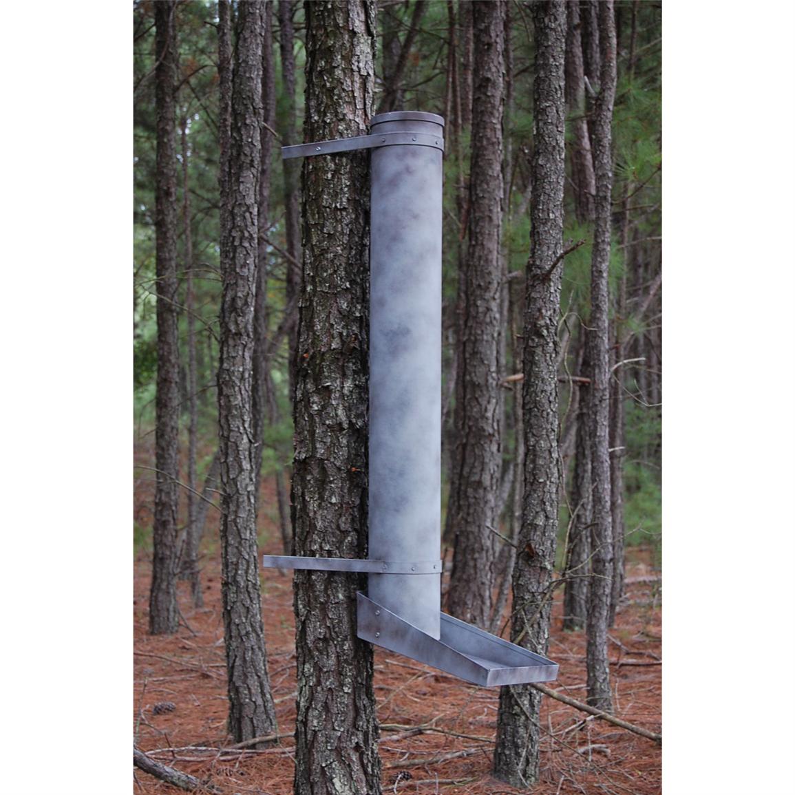 Deer Treeter 6" Feeder Tube with Single Feeder Pan 233035, Feeders at