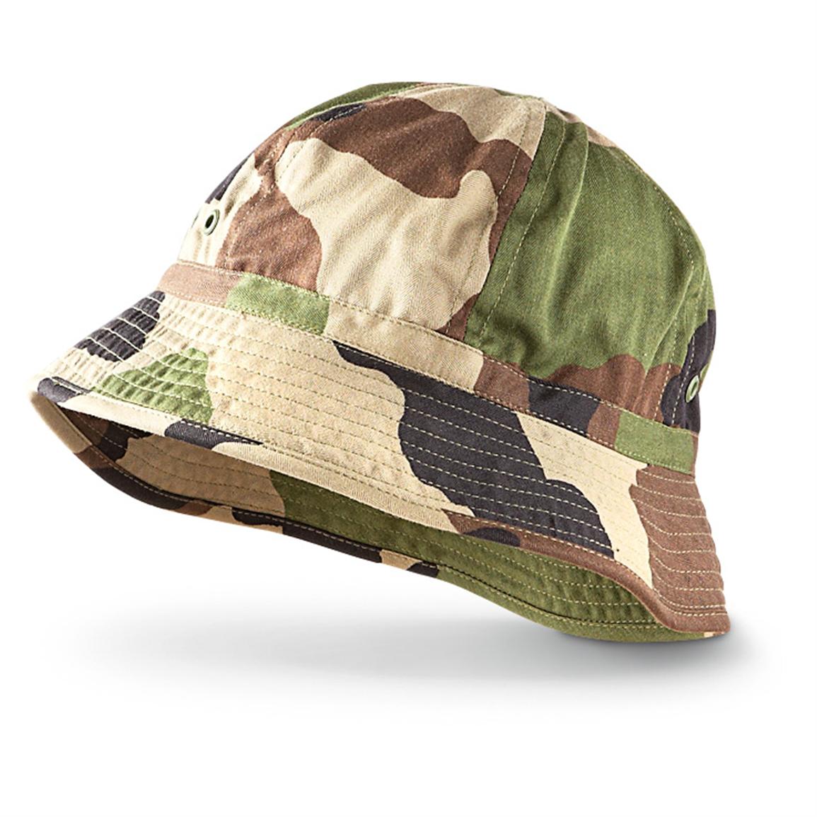 3 New French Military Boonie Hats - 233314, Hats & Caps at Sportsman's Guide