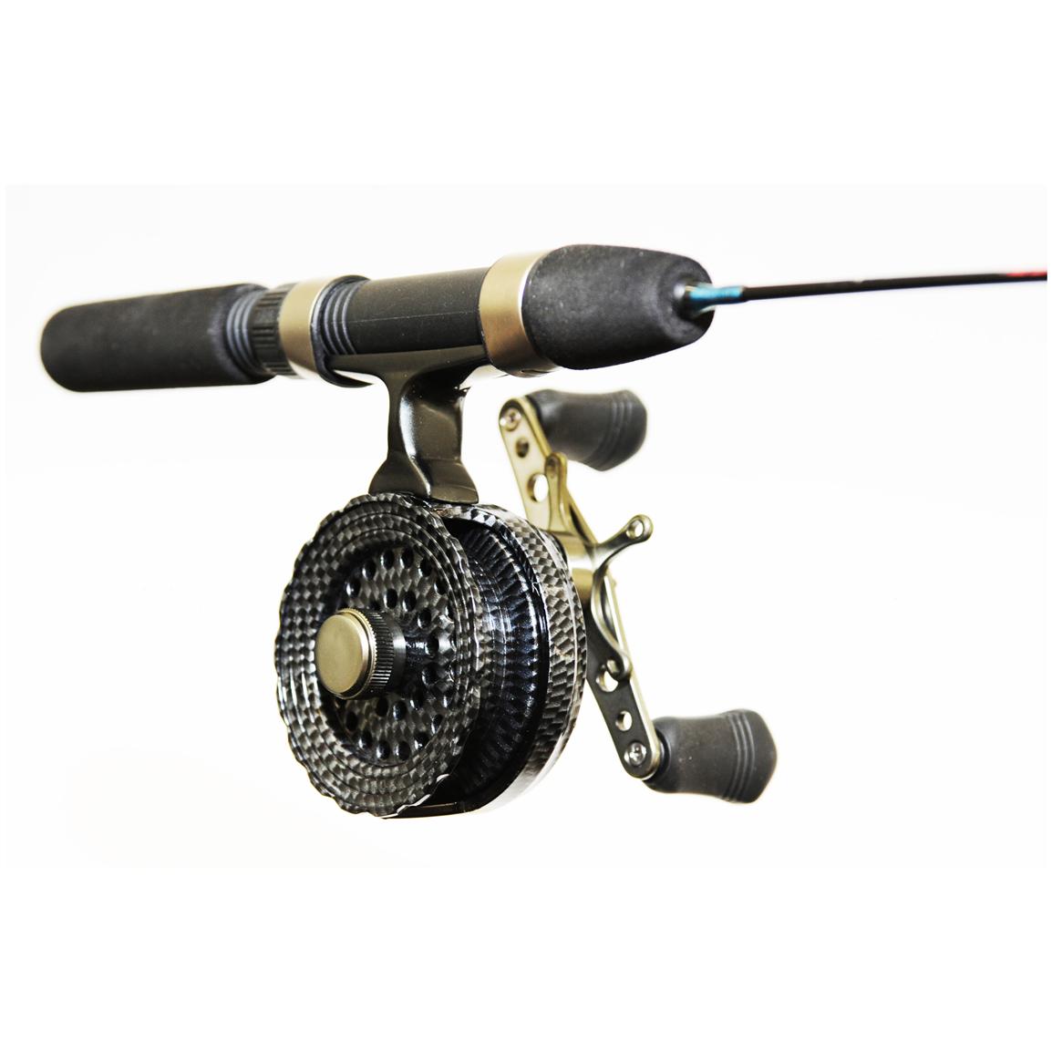 Eagle Claw Inline Ice Fishing Spinning Rod & Reel Combo