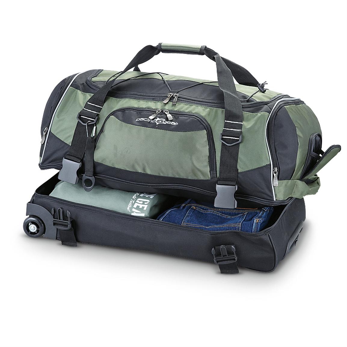 Pacific Gear® 30&quot; Drop - bottom Wheeled Duffel Bag - 235267, Luggage at Sportsman&#39;s Guide