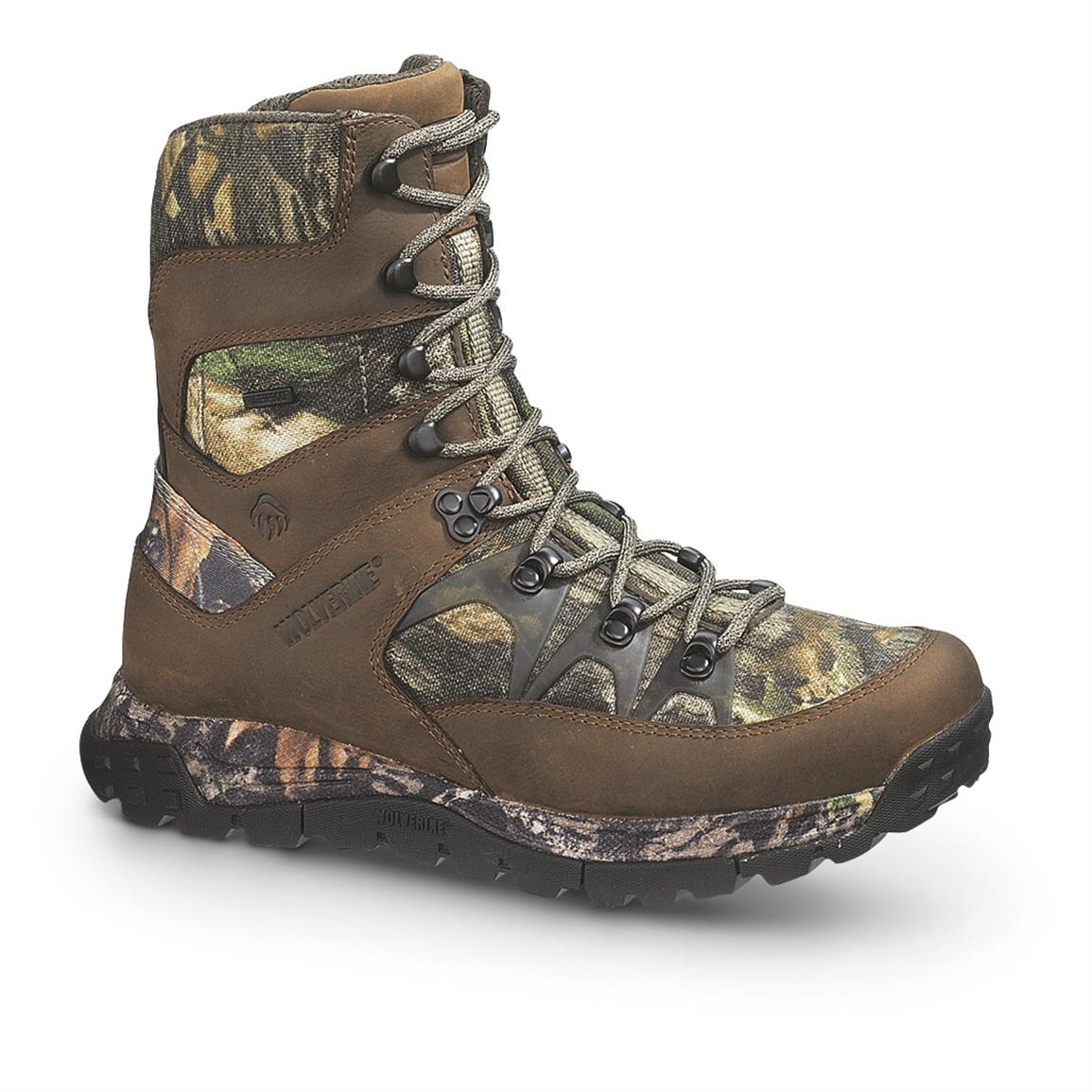 Men&#39;s Wolverine® Waterproof Forester Boots, Mossy Oak® - 235276, Hunting Boots at Sportsman&#39;s Guide