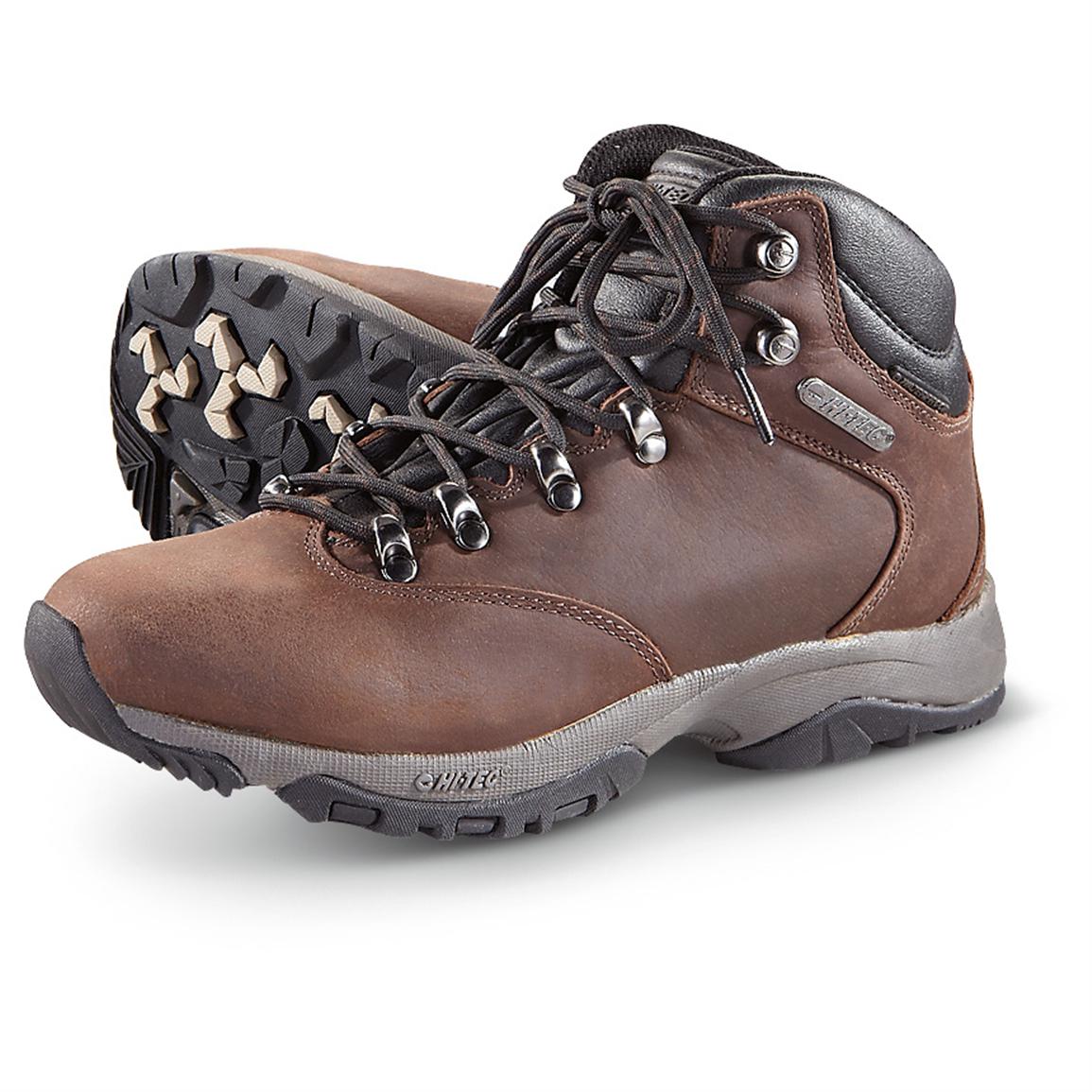 Women&#39;s Hi - Tec® Altitude Waterproof Glide Hiking Boots, Brown - 235661, Hiking Boots & Shoes ...
