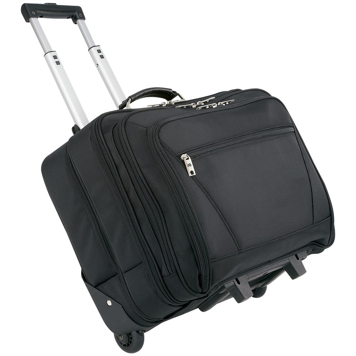 Maxam® Professional Rolling Laptop / Overnight Bag - 235798, Briefcases & Laptop Bags at ...
