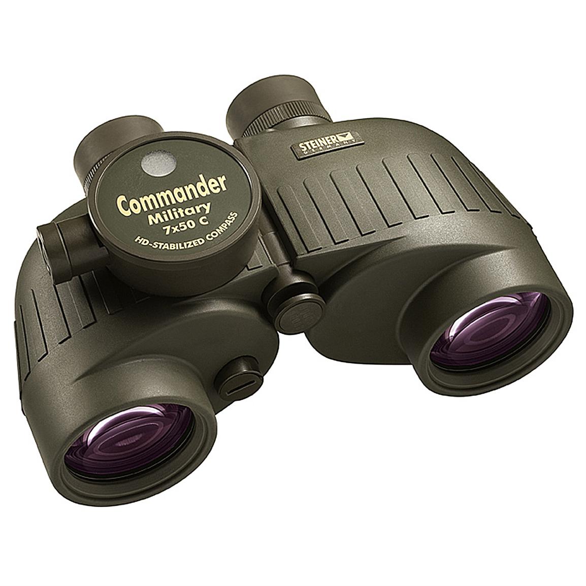 Steiner 7x50mm Commander Military Binoculars with Compass 236376