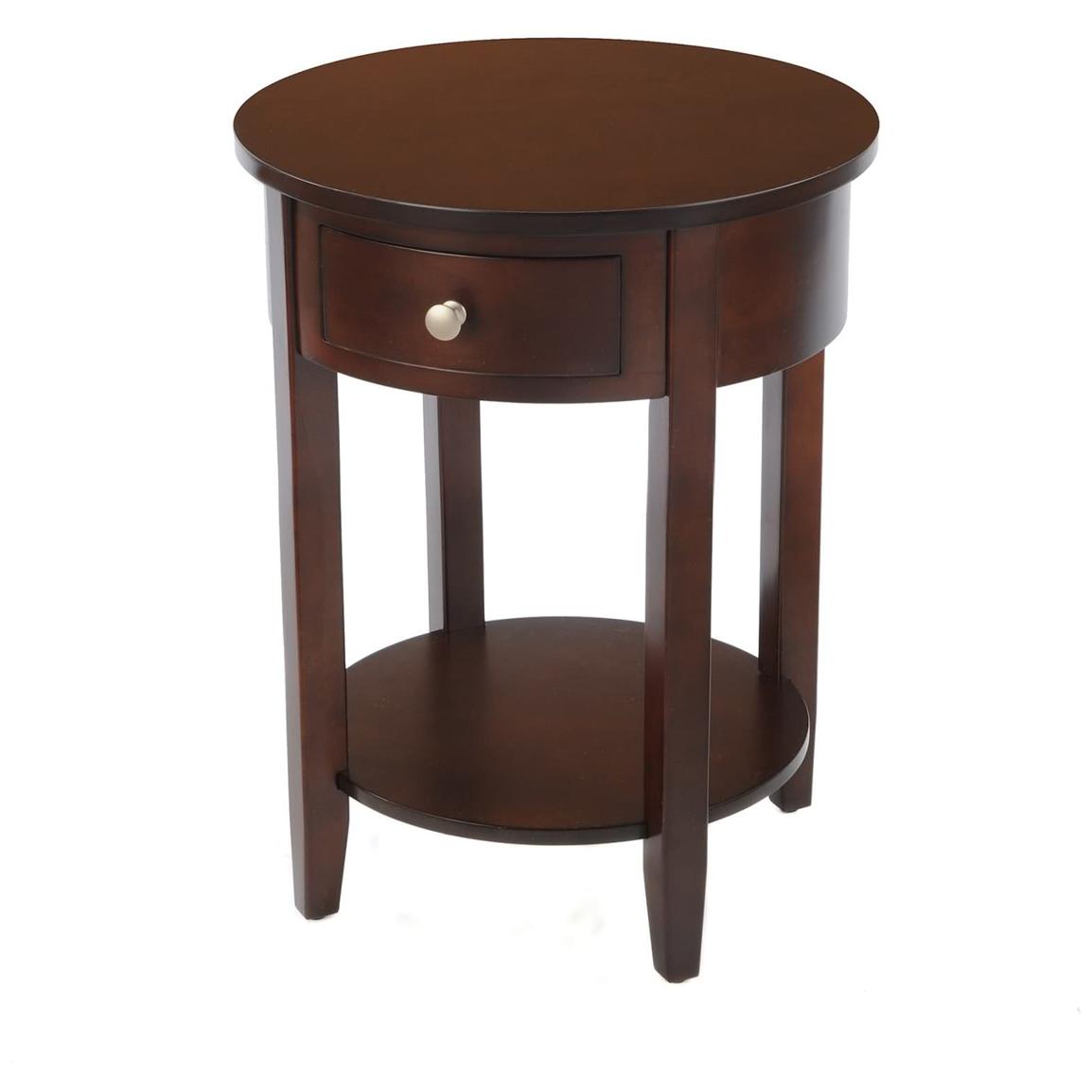 Round Side Table with Drawer - 236468, Living Room at Sportsman's Guide