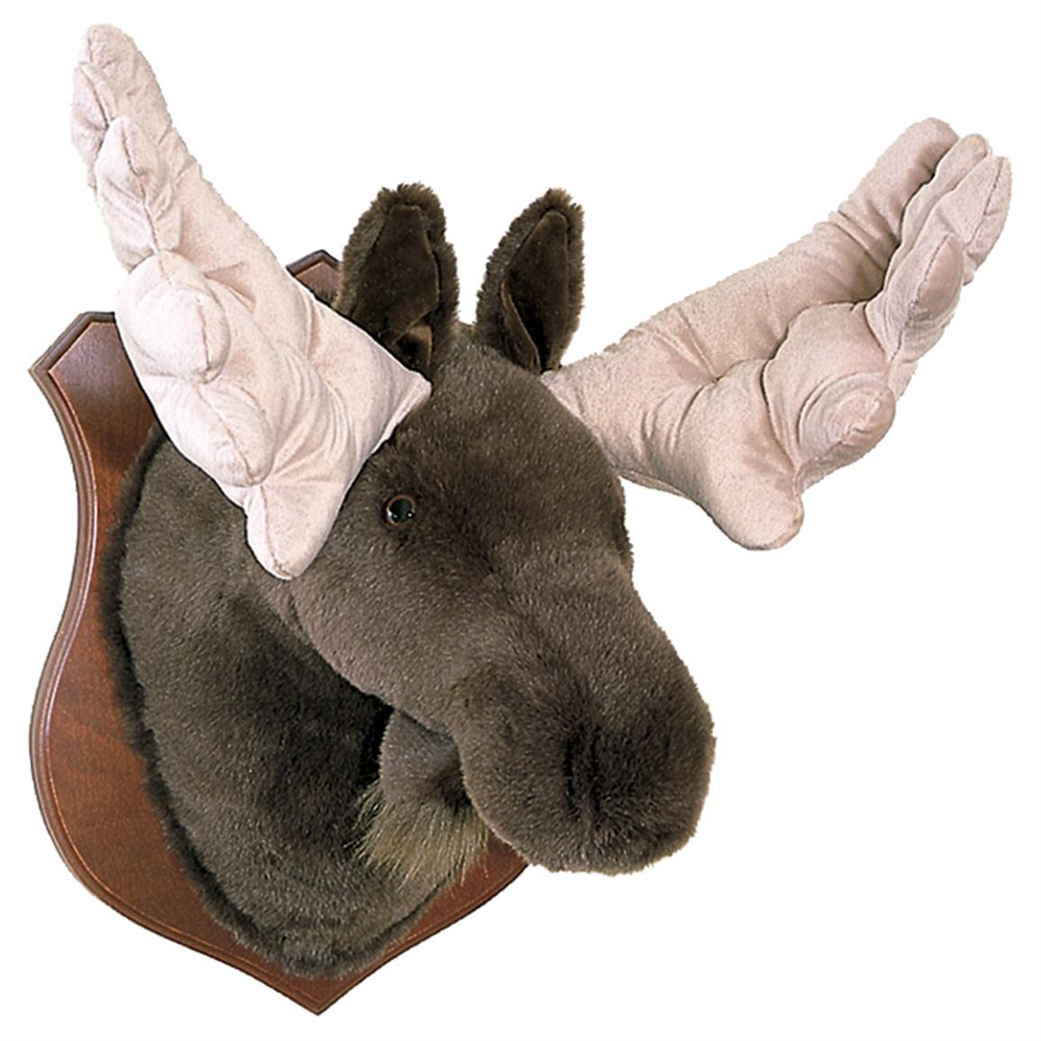 plush mounted animal heads