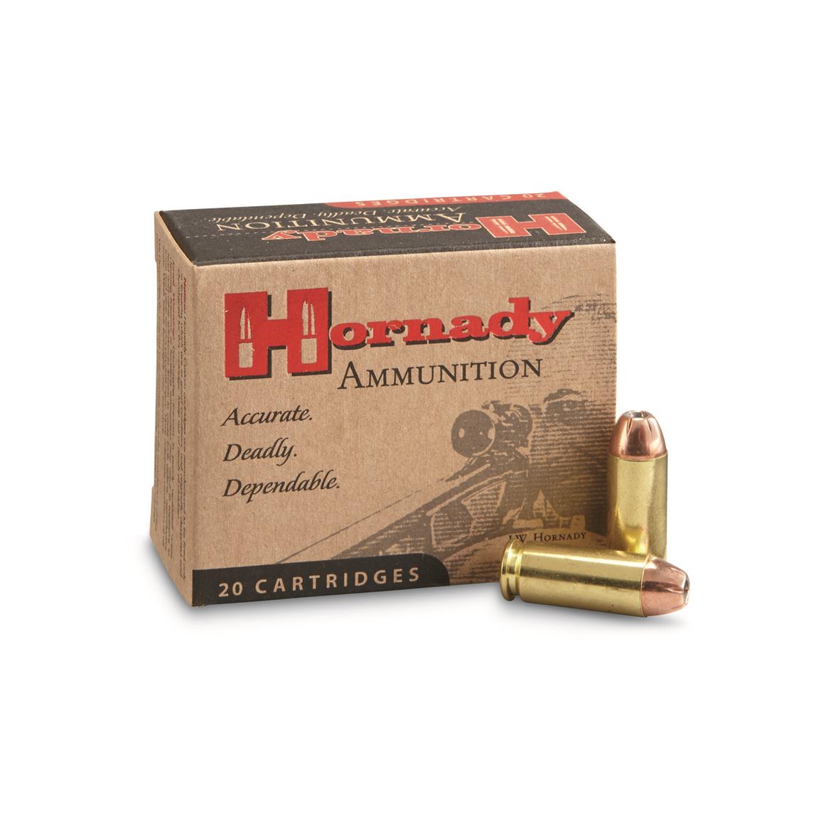 Hornady Custom Pistol, 10mm, JHP / XTP, 180 Grain, 20 Rounds - 23933