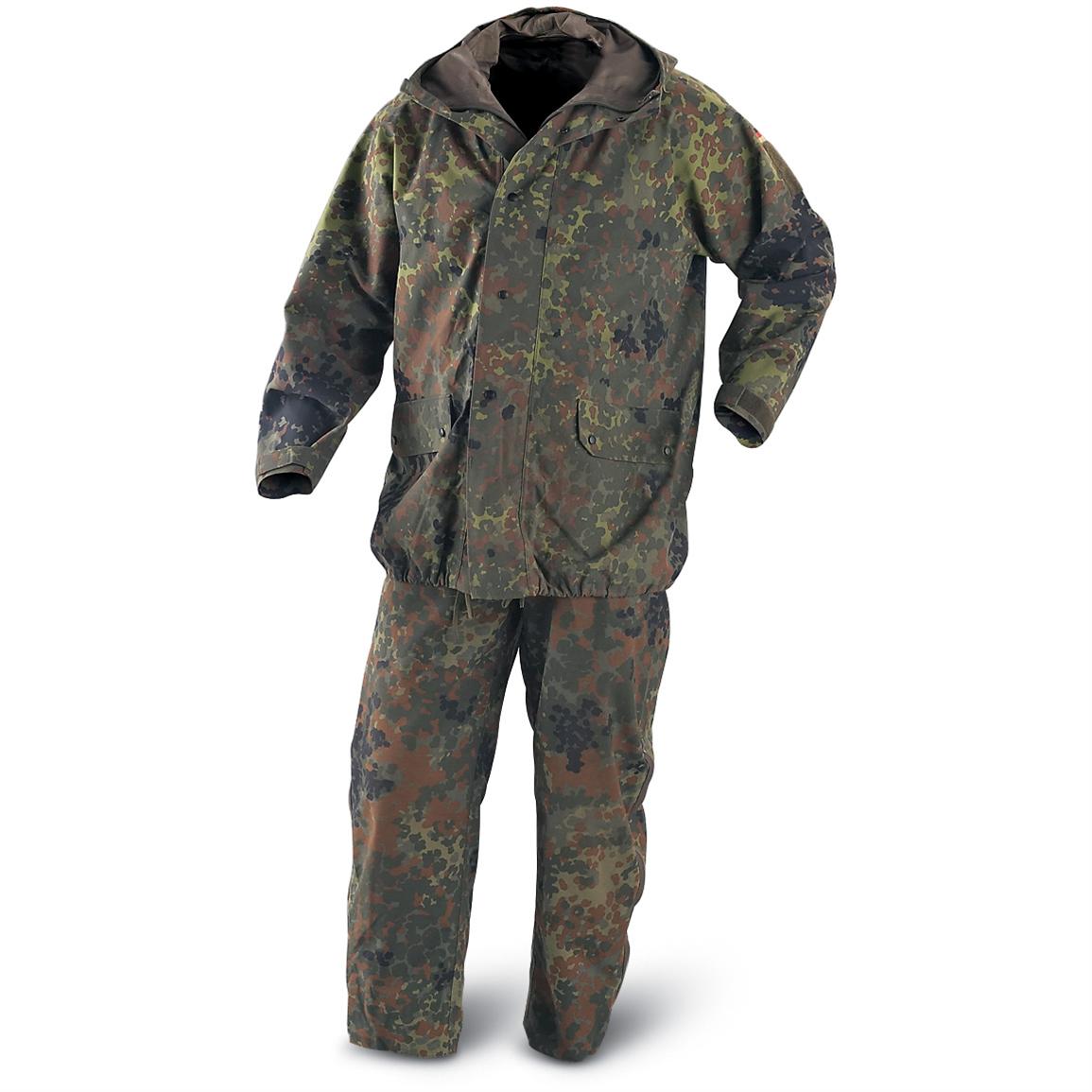New German Mil Gore Tex® Suit Fleck Camo 25019 Overall
