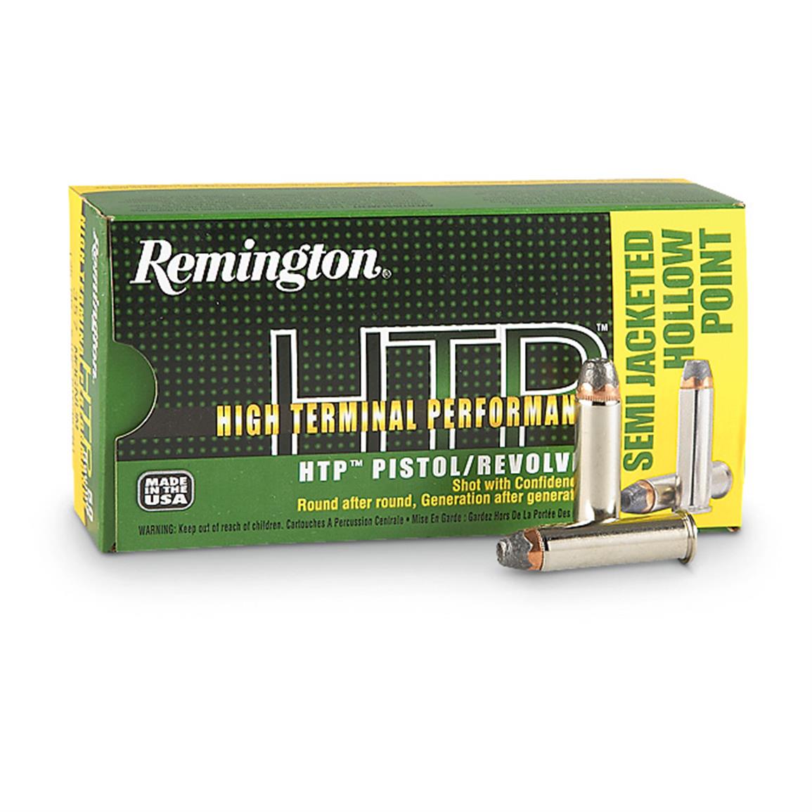 Remington 40 Sandw 155 Grain Jhp High Terminal Performance Ammo 283159 