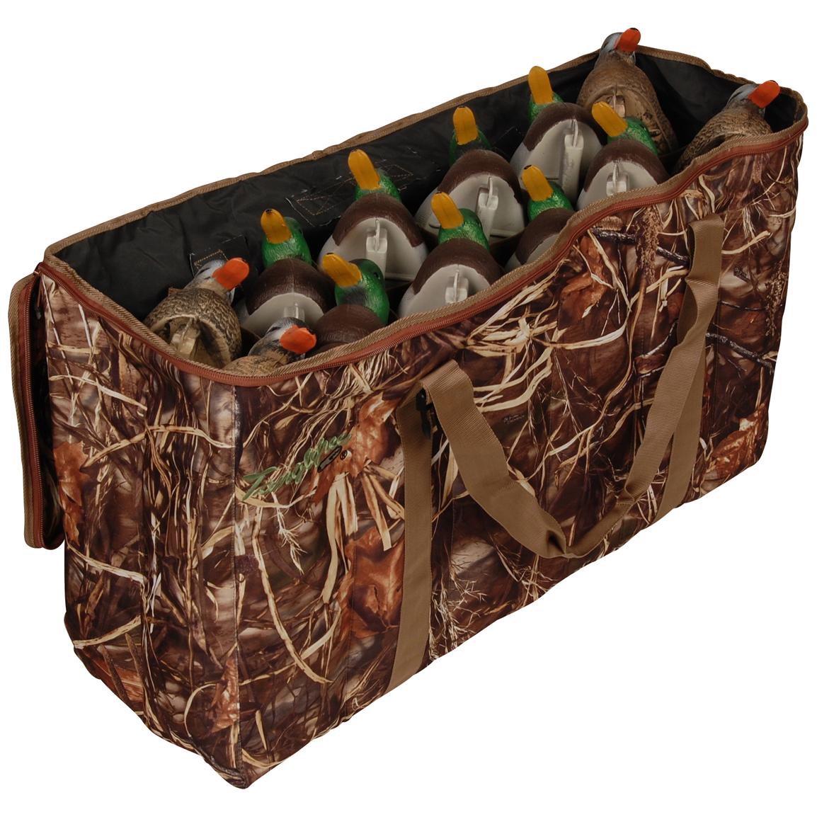 Tanglefree Deluxe 12-slot Zipper Top Duck Decoy Bag - 283681, Waterfowl