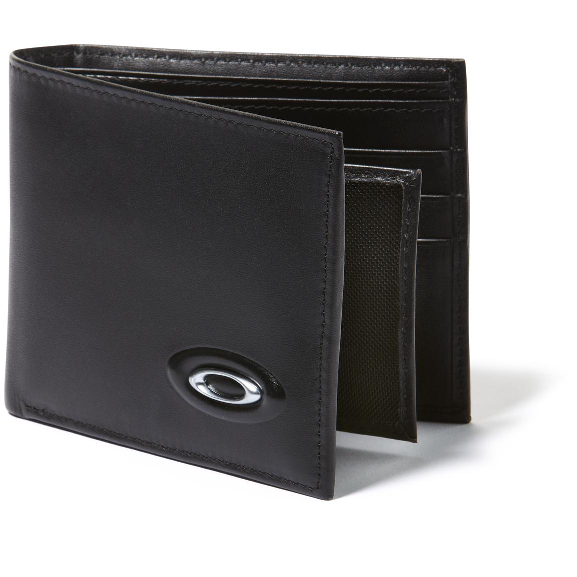 black leather wallet