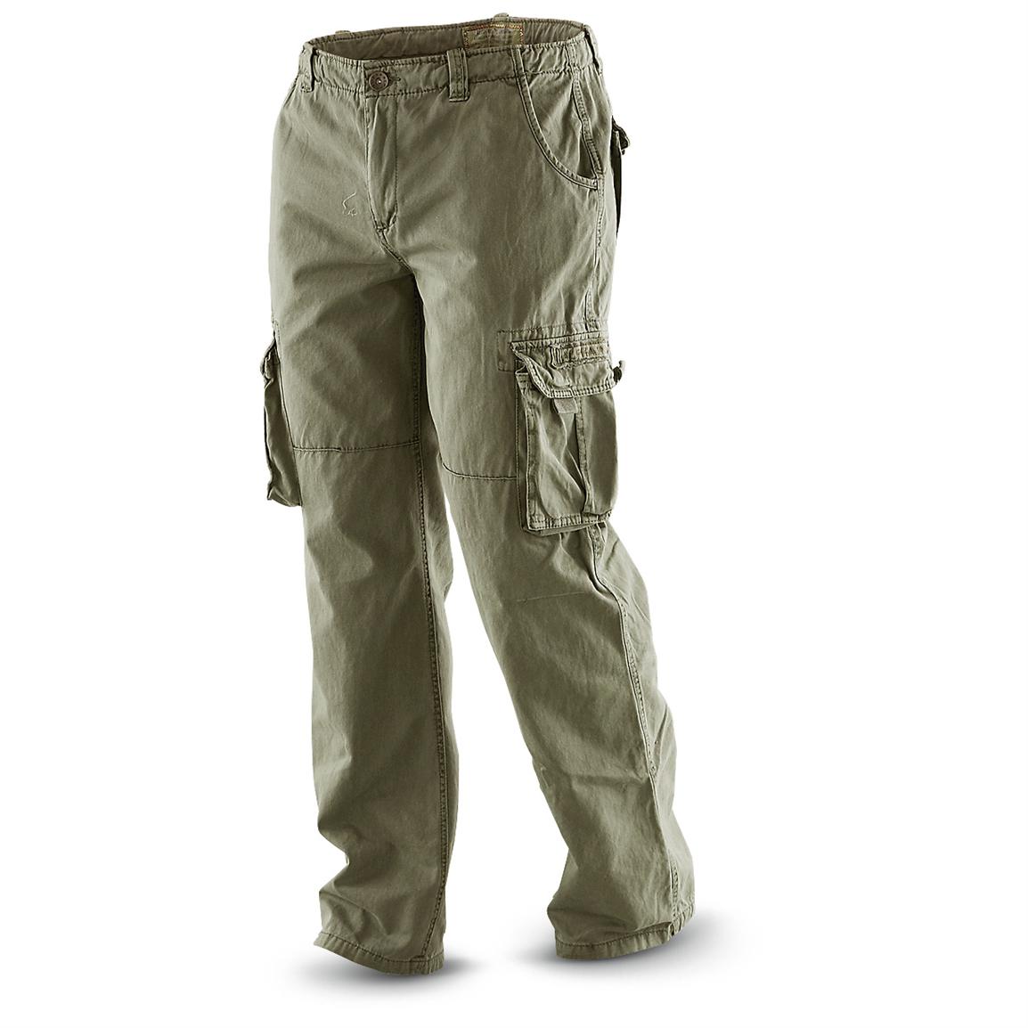 six pocket cargo pants for men