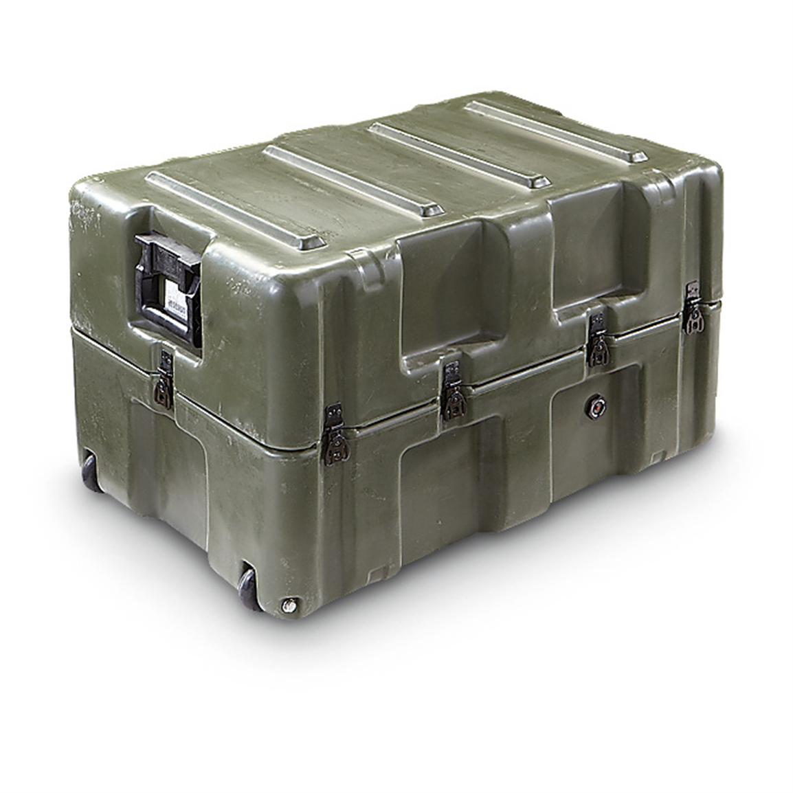 Used Us Military Surplus Hardigg® Waterproof Case 291999 Storage