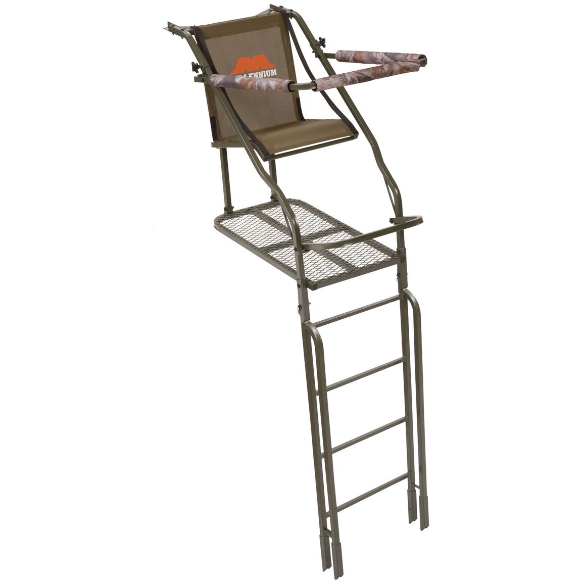 Millennium® 21' Single Ladder Tree Stand 297485, Ladder Tree Stands